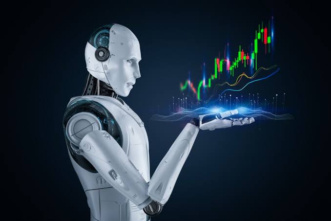 Trader reviewing an automated trading bot dashboard with live FX signals