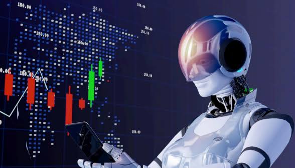 MetaTrader 5 chart with an Expert Advisor consuming an external signals API