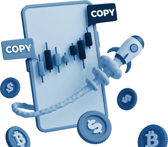 Trader comparing copy trading and API-driven signal execution on two screens
